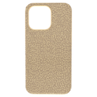 swarovski high smartphone case iphone 13 pro gold tone