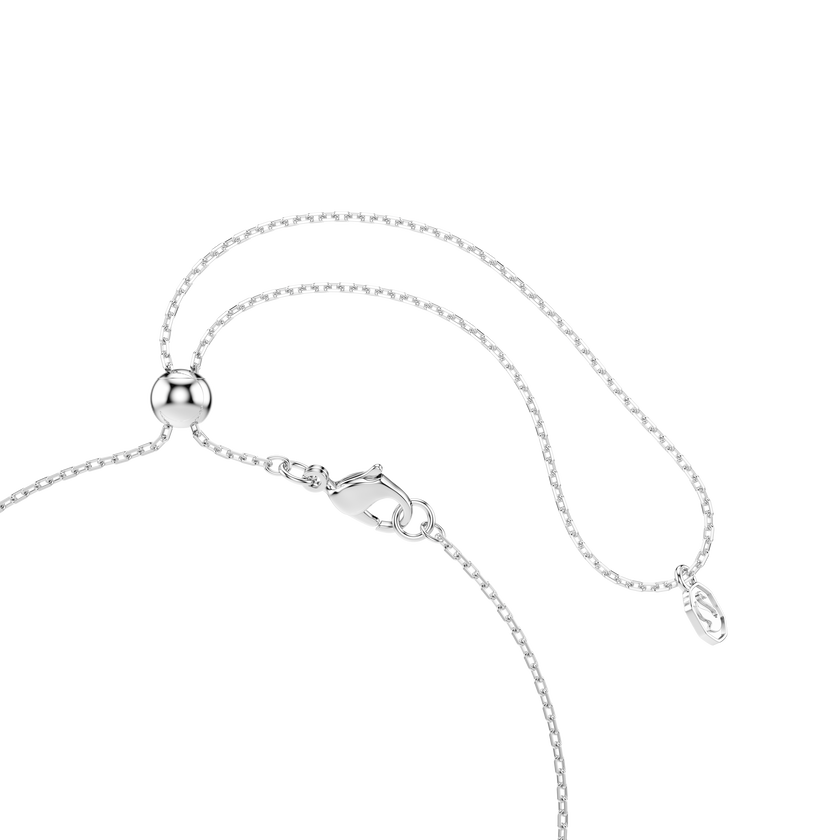 ariana grande x swarovski y necklace  mixed cuts  dragonfly  multicolored  rhodium plated