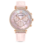 Buy Swarovski Passage Chrono Watch, Leather strap, Pink, Rose-gold tone PVD Buy Swarovski Passage Chrono Watch, Leather strap, Pink, Rose-gold tone PVD