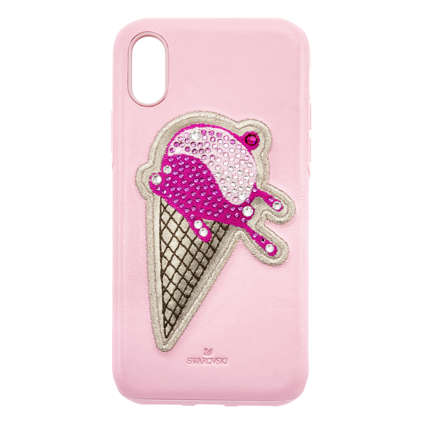 No Regrets Ice Cream Smartphone case with integrated Bumper, iPhone® X/XS, Pink