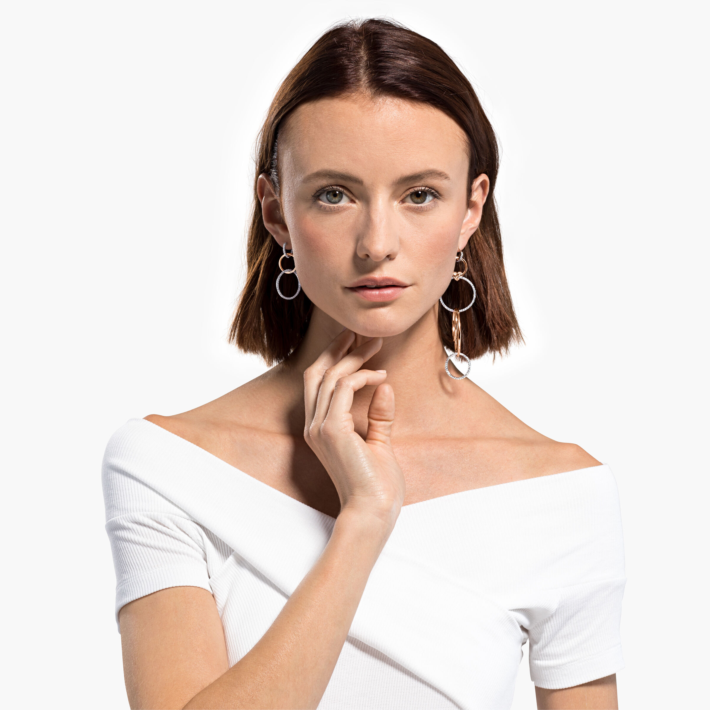 Swarovski lifelong hoop best sale earrings