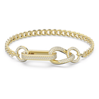 swarovski dextera bracelet pav mixed links white gold tone plated