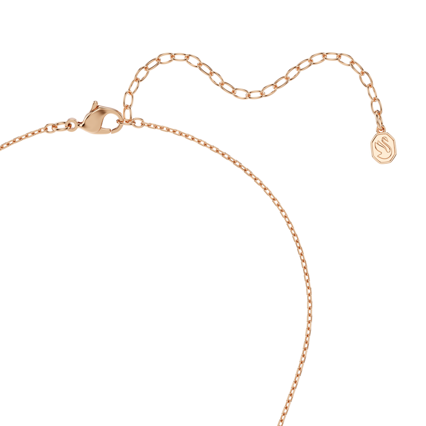 swarovski mesmera pendant  marquise cut  white  18k rose gold finish