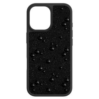 swarovski high smartphone case  flat back crystals  iphone  17  black