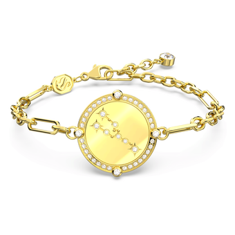 swarovski zodiac bracelet  taurus  gold tone  gold tone plated