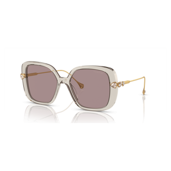 swarovski sunglasses oversized square shape sk6011el purple