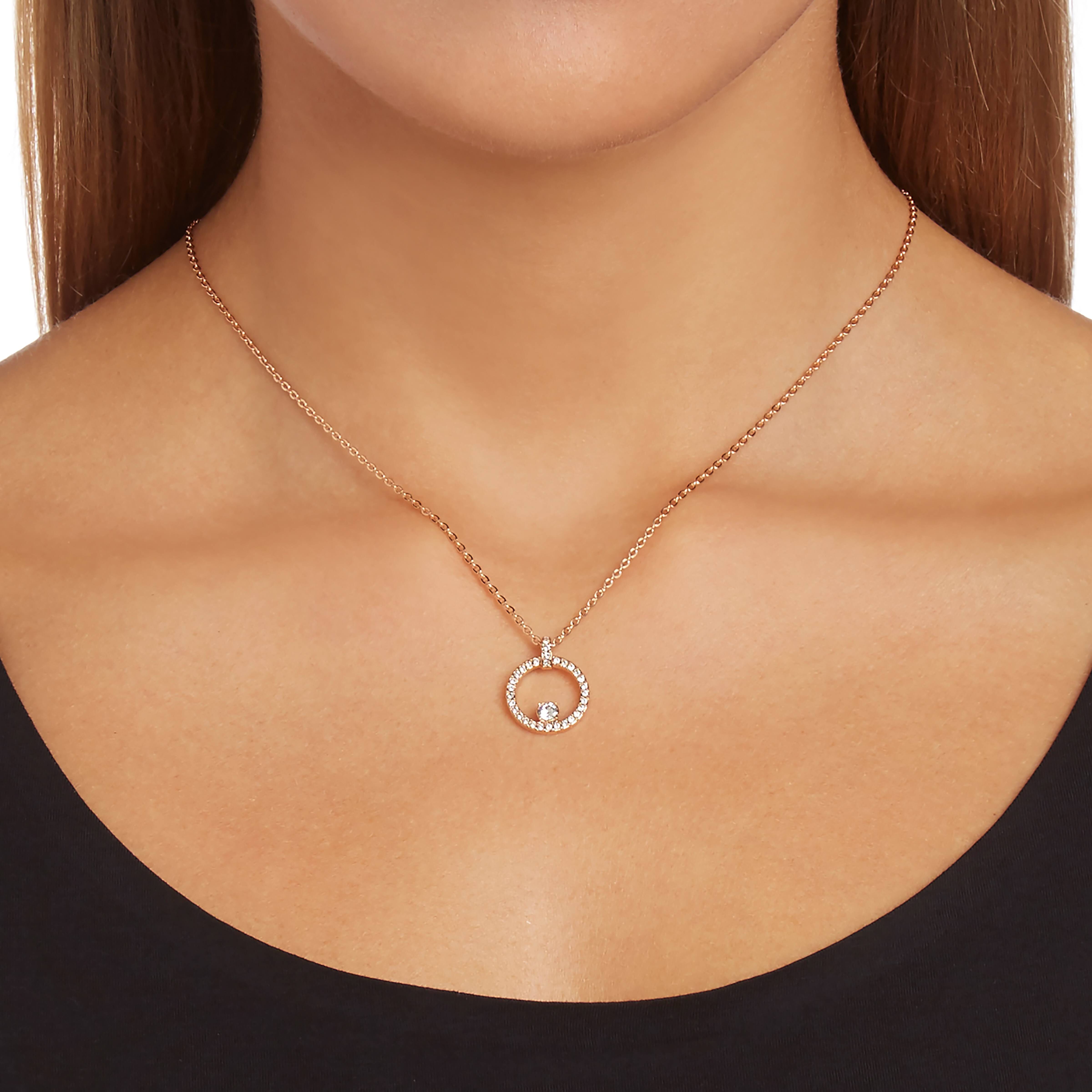 Constella pendant White Rose gold tone plated