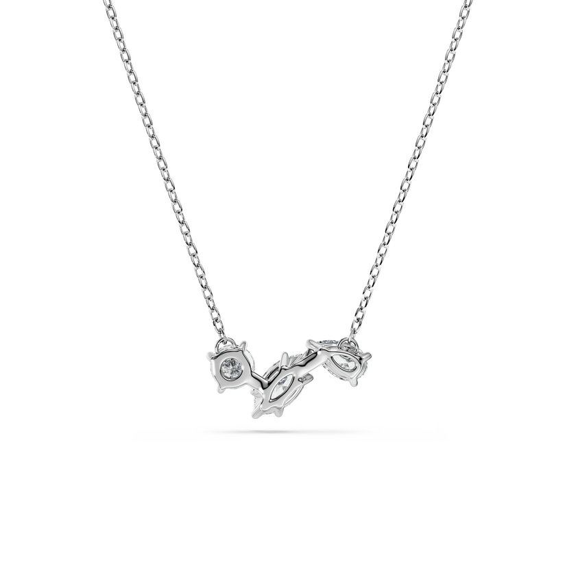 swarovski galaxy pendant  lab grown diamonds  0 82 ct tw  mixed shapes  sterling silver