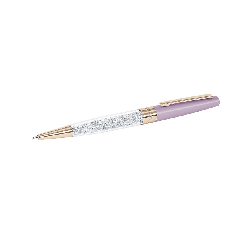 Crystalline Stardust Ballpoint Pen, Light Lilac Rose