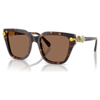 swarovski sunglasses square shape brown