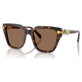 swarovski sunglasses square shape brown