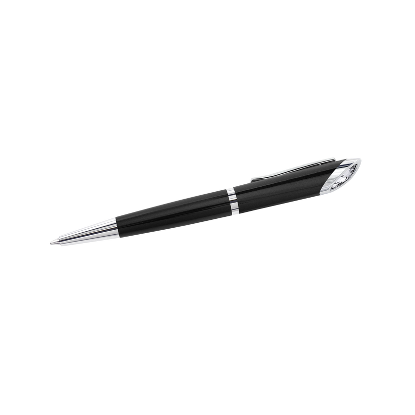 Crystal Starlight Agenda Ballpoint Pen, Black