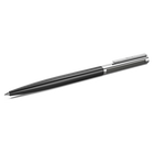 swarovski matrix tennis ballpoint pen  black lacquered  chrome plated