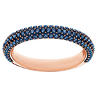 Stone Mini Ring, Blue, Rose Gold Plating