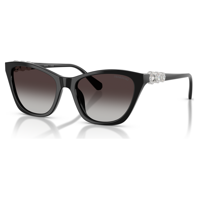 swarovski sunglasses  cat eye shape  sk6068  black
