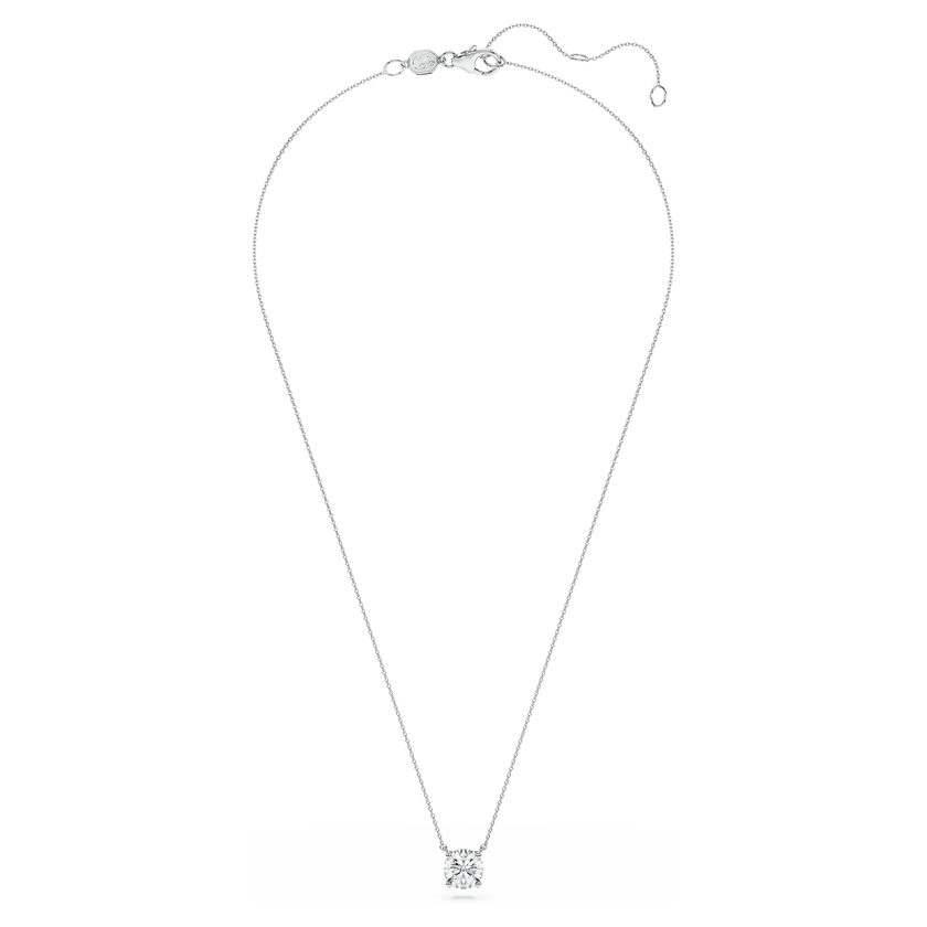 swarovski eternity pendant  laboratory grown diamonds 2 ct tw  18k white gold