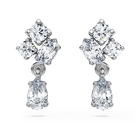 swarovski galaxy drop earrings laboratory grown diamonds 0 75 ct tw 18k white gold