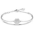 swarovski sublima bangle white rhodium plated