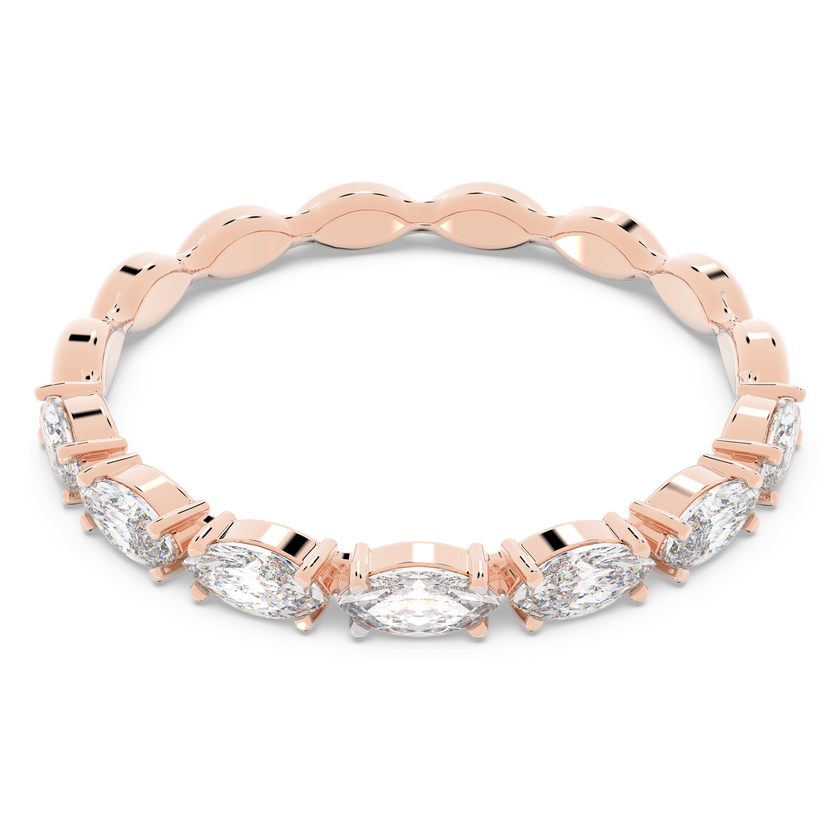 swarovski matrix vittore ring  marquise cut  white  rose gold tone plated