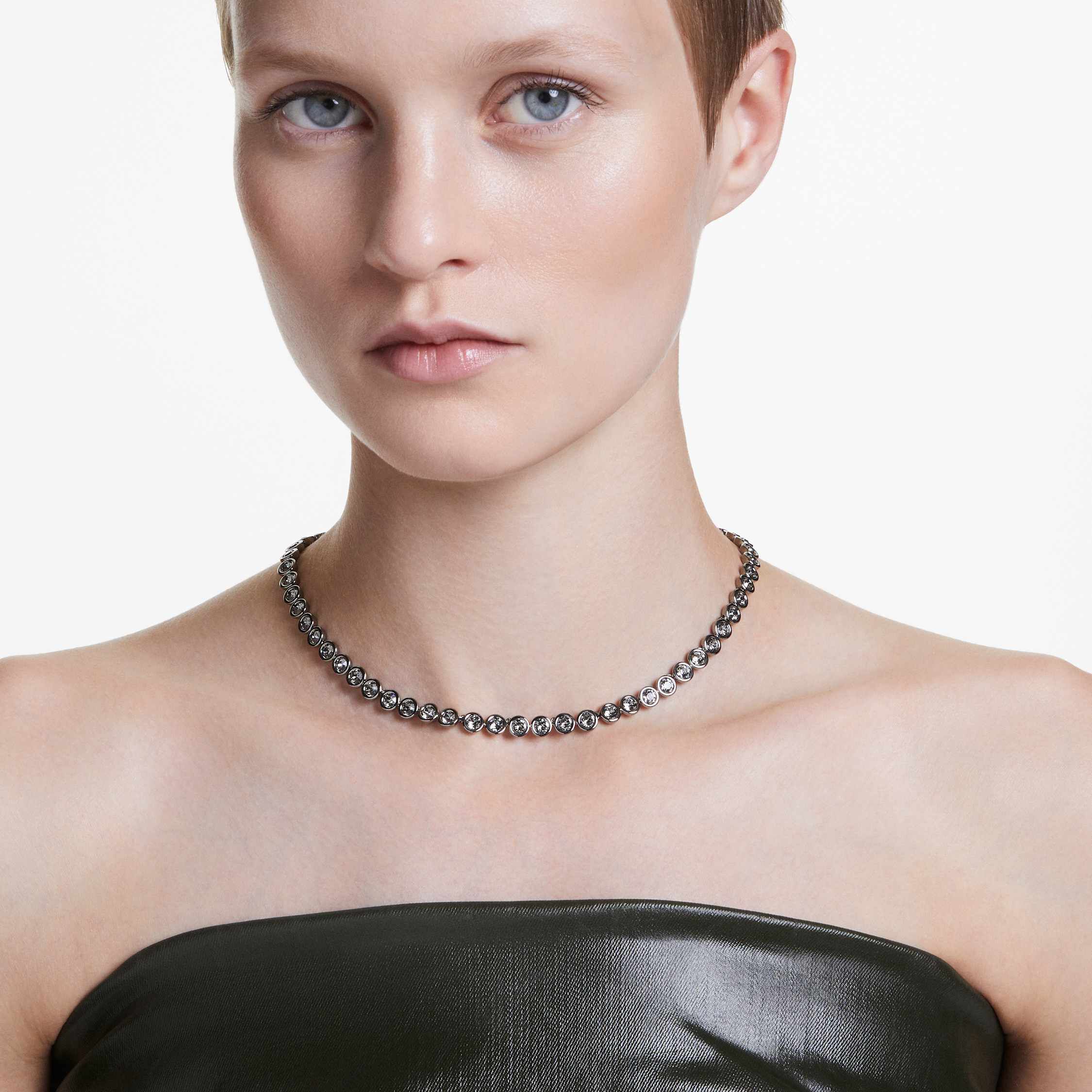 Swarovski hotsell tube necklace