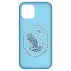 swarovski signum smartphone case iphone 12 pro max blue