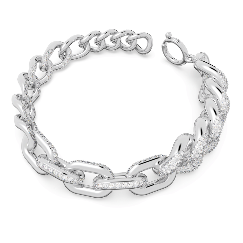 swarovski dextera bracelet pav  crystal  rhodium plated