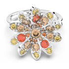 Eternal Flower ring, Flower, Multicolored, Mixed metal finish