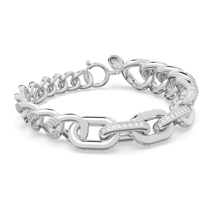 swarovski dextera bracelet pav  crystal  rhodium plated