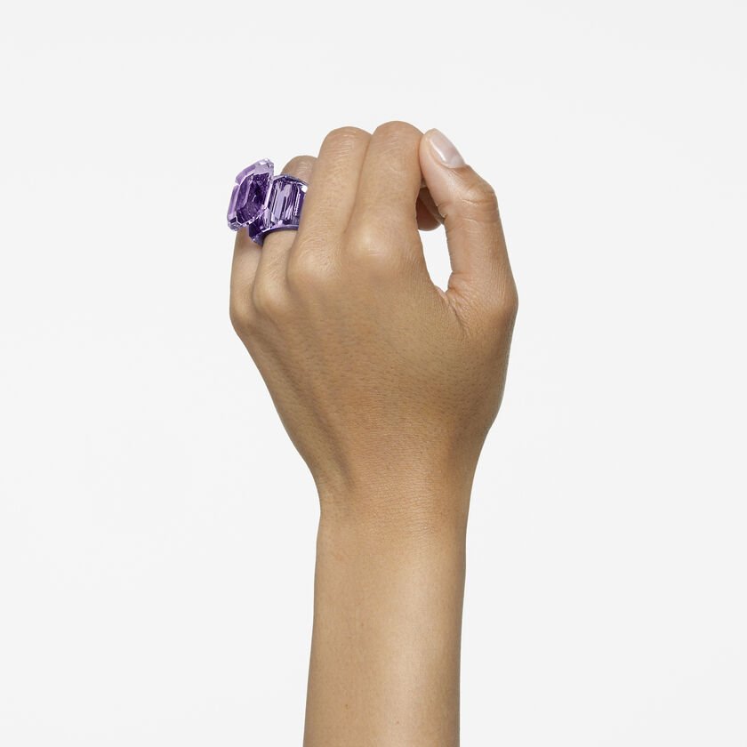 Lucent cocktail ring, Purple