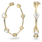 swarovski constella hoop earrings white gold tone plated