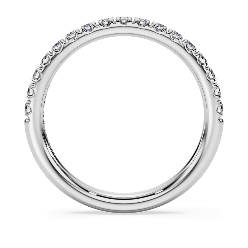 swarovski eternity band ring  lab grown diamonds 0 4 ct tw  round shape  18k white gold