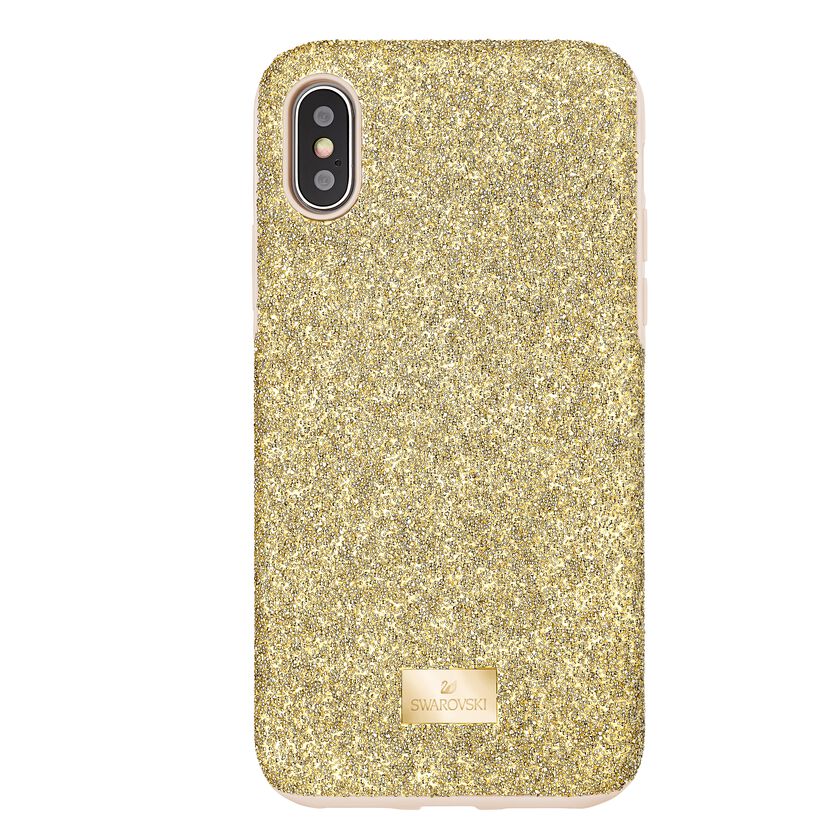 High Smartphone Case with Bumper, iPhone® X/XS, Gold tone