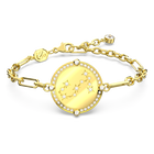Zodiac bracelet, Scorpio, Gold tone, Gold-tone plated