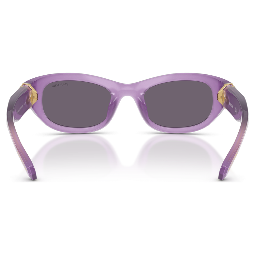 swarovski sunglasses  pillow shape  purple