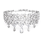 swarovski mesmera choker mixed cuts white rhodium plated