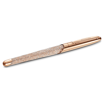 swarovski crystalline rollerball pen  rose gold tone  rose gold tone plated