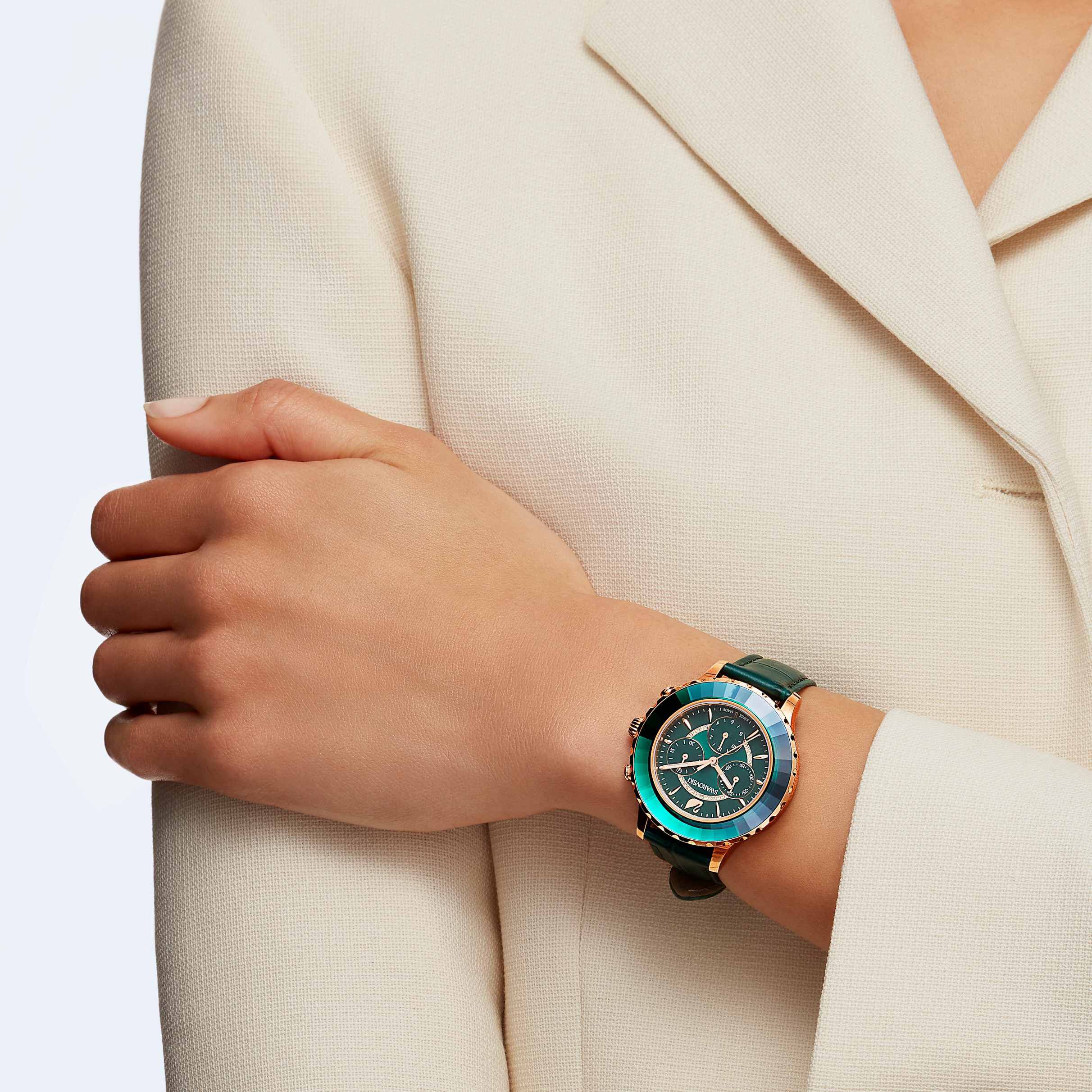 Swarovski green watch hotsell