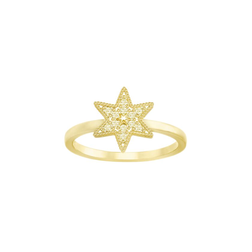 Field Star Ring, Golden, Gold Plating