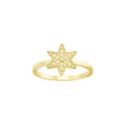 Field Star Ring, Golden, Gold Plating