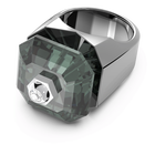 swarovski numina cocktail ring  black  ruthenium plated