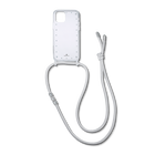 Swarovski Smartphone Necklace Case with Bumper, iPhone® 11 Pro, White