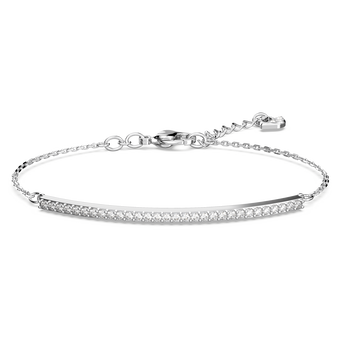 swarovski only bracelet white rhodium plated