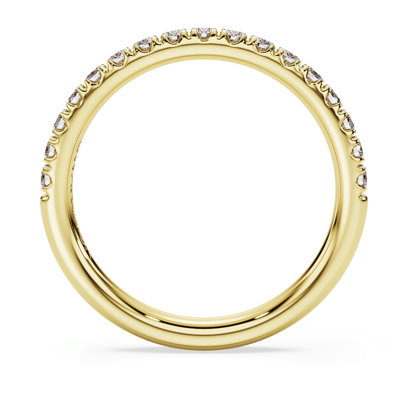 swarovski eternity band ring  lab grown diamonds 0 4 ct tw  round shape  18k yellow gold