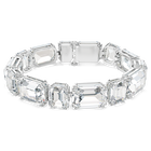 swarovski millenia tennis bracelet octagon cut white rhodium plated