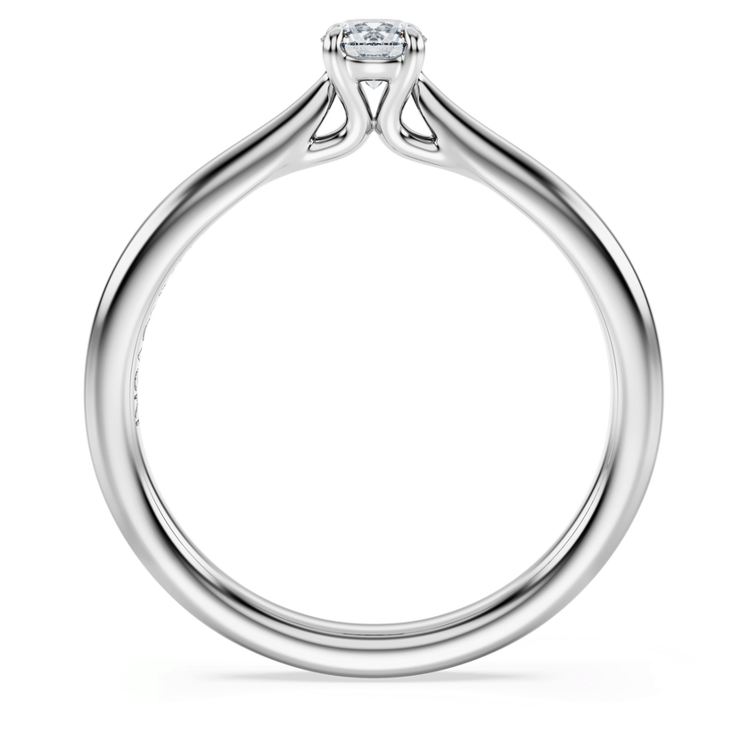 swarovski eternity solitaire ring  lab grown diamonds 0 25 ct tw  round shape  sterling silver