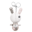 Mathilde bag charm, Rabbit, Gray, Stainless steel