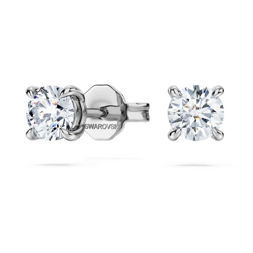 swarovski eternity stud earrings  laboratory grown diamonds 0 5 ct tw  18k white gold