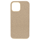 swarovski high smartphone case iphone 13 pro max gold tone