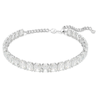 swarovski millenia choker octagon cut white rhodium plated