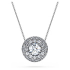 swarovski eternity pendant laboratory grown diamonds 2 ct tw 18k white gold